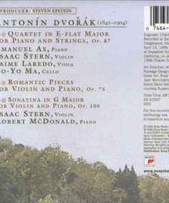 Dvořák* / Ax* · Stern* · Laredo* · Ma* · Robert McDonald, Isaac Stern-3