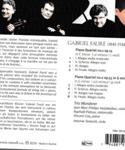 Gabriel Fauré - Trio Wanderer, Antoine Tamestit-1