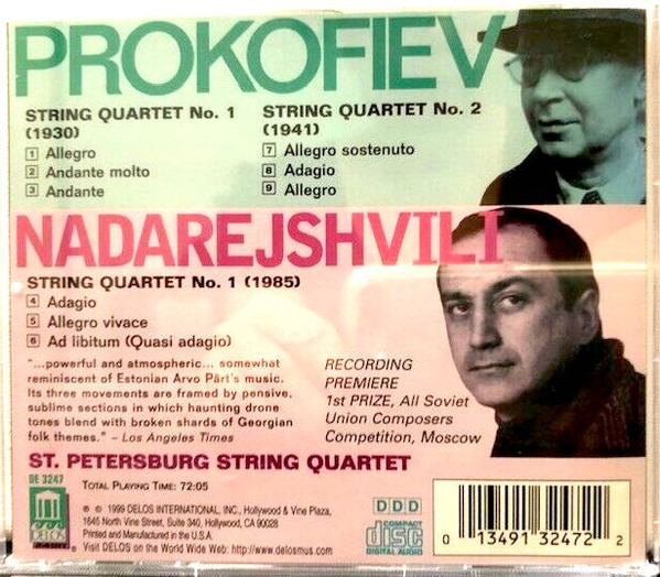 Nadarejshvili* / Prokofiev*, St. Petersburg String Quartet-1