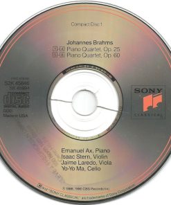 Emanuel Ax • Isaac Stern • Jaime Laredo • Yo-Yo Ma, Brahms*-3