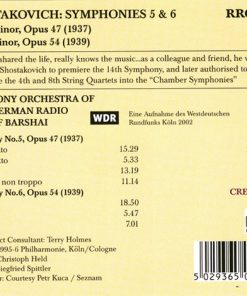 Rudolf Barshai, WDR Sinfonieorchester Köln, Dmitri Shostakovich-1