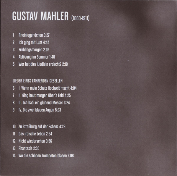 Mahler*, Christian Gerhaher, Gerold Huber-4