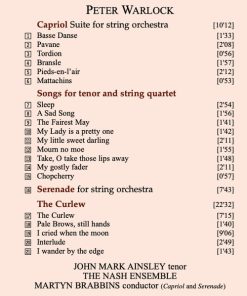Peter Warlock - John Mark Ainsley, The Nash Ensemble-3