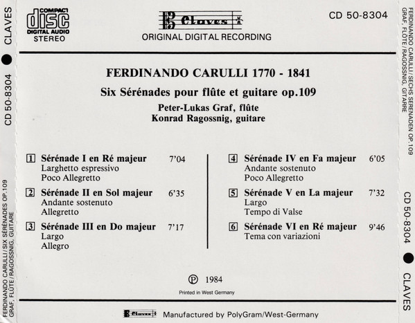 Ferdinando Carulli - Peter-Lukas Graf, Konrad Ragossnig-1