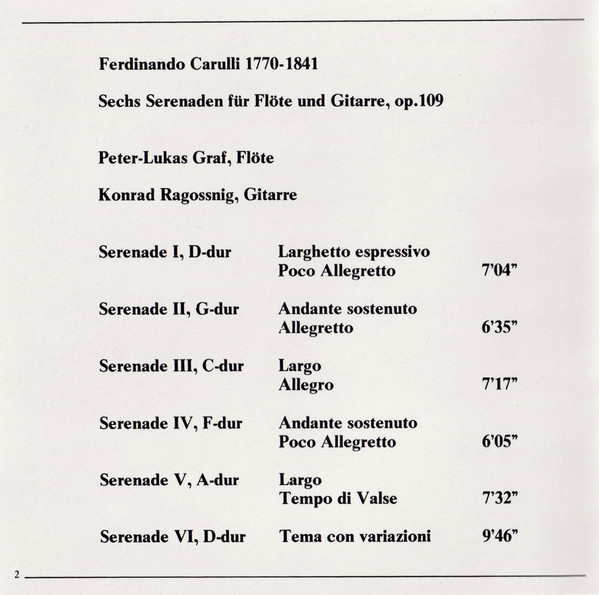 Ferdinando Carulli - Peter-Lukas Graf, Konrad Ragossnig-4