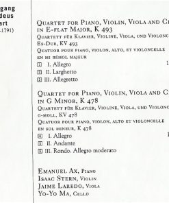 Mozart*, Emanuel Ax, Isaac Stern, Jaime Laredo, Yo-Yo Ma-3