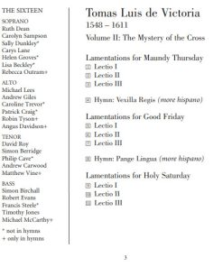 Victoria* / The Sixteen, Harry Christophers-2