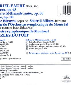 Fauré*, Te Kanawa* · Milnes*, Dutoit* · Montréal*-2