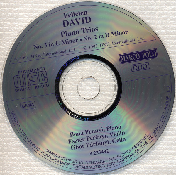 Félicien David* - Ilona Prunyi, Eszter Perenyi, Tibor Párkányi-2