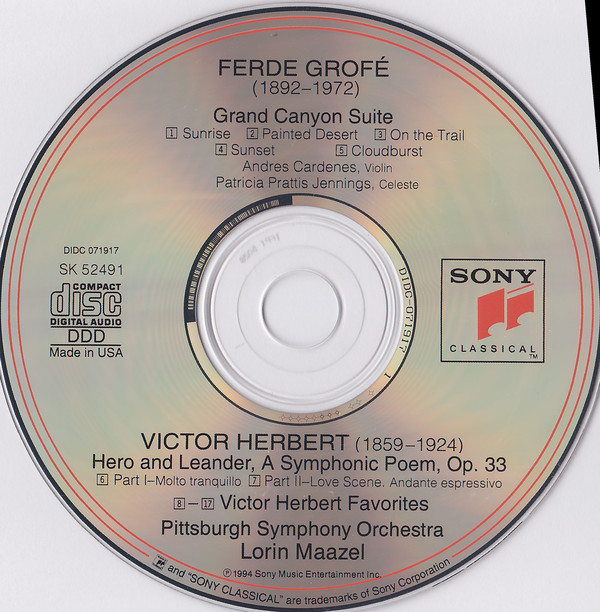 Ferde Grofé, Victor Herbert - Pittsburgh Symphony Orchestra, Lorin Maazel-1
