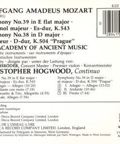 Mozart* - The Academy Of Ancient Music, Jaap Schröder, Christopher Hogwood-1