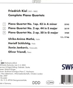 Friedrich Kiel - Mathé* · Schlichtig* · Jankovic* · Triendl*-2