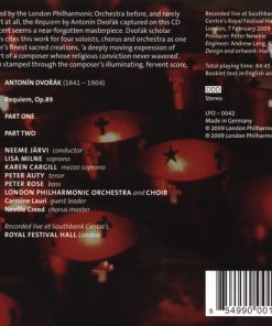 Dvořák* - Neeme Järvi, Lisa Milne, Karen Cargill, Peter Auty, Peter Rose (3), London Philharmonic Choir, London Philharmonic Orchestra-1