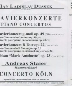 Dussek* - Andreas Staier, Concerto Köln-1