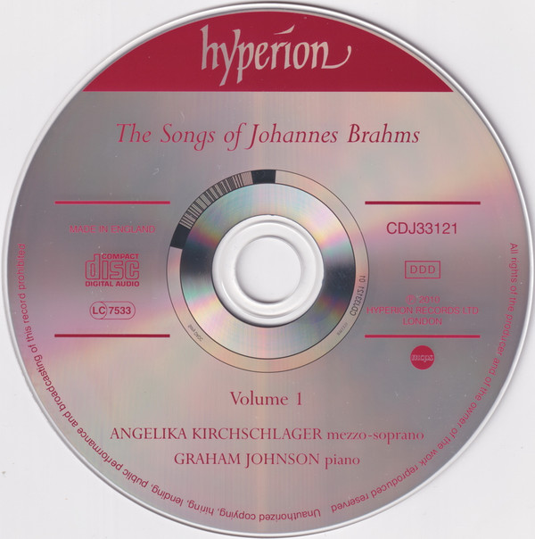 Johannes Brahms, Angelika Kirchschlager, Graham Johnson (2)-2