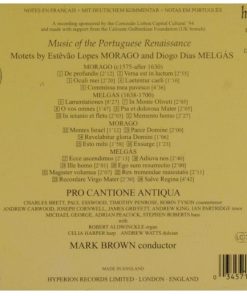 Pro Cantione Antiqua, Mark Brown (4), Robert Aldwinckle, Celia Harper-1