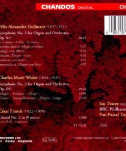 Guilmant*, Widor*, Franck*, Ian Tracey, Yan Pascal Tortelier, BBC Philharmonic-1