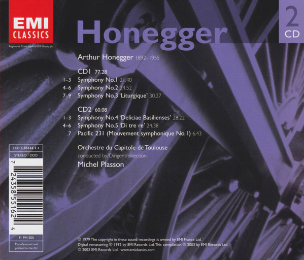 Honegger*, Orchestre Du Capitole De Toulouse*, Michel Plasson-1