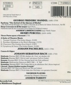 Pachelbel* / Bach* / Handel* / Purcell* - Taverner Players, Andrew Parrott-1