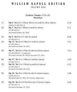 Frédéric Chopin, William Kapell-2