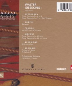 Walter Gieseking, Ludwig van Beethoven, Frédéric Chopin, César Franck, Wolfgang Amadeus Mozart, Alexander Scriabin-1
