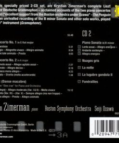 Liszt* - Krystian Zimerman · Boston Symphony Orchestra · Seiji Ozawa-1