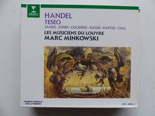 Handel* / James* - Jones* - Gooding* - Ragin* - Napoli* - Gall* - Les Musiciens Du Louvre - Marc Minkowski-0