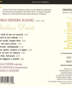 Handel* - Gillian Fisher · James Bowman (2) · The King's Consort-2