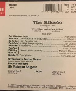 Gilbert & Sullivan, Pro Arte Orchestra, Glyndebourne Festival Chorus, Sir Malcolm Sargent-1