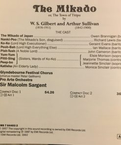 Gilbert & Sullivan, Pro Arte Orchestra, Glyndebourne Festival Chorus, Sir Malcolm Sargent-3