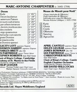 M.-A. Charpentier*, Choir Of King's College, Cambridge*, Academy Of St. Martin-in-the-Fields*, English Chamber Orchestra, Ledger*, Willcocks*-1