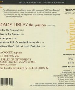 Thomas Linley The Younger*, Julia Gooding, The Parley Of Instruments Baroque Orchestra* And Choir*, Paul Nicholson-1