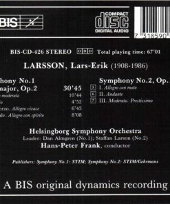 Lars-Erik Larsson, Helsingborg Symphony Orchestra*, Hans-Peter Frank-1