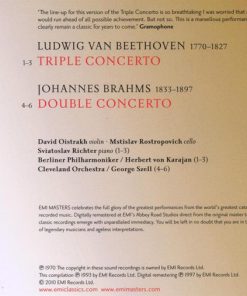 Beethoven* / Brahms* - David Oistrakh* · Mstislav Rostropovich · Sviatoslav Richter · Berliner Philharmoniker · Cleveland Orchestra* · Herbert von Karajan · George Szell-1