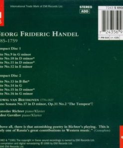 Handel* • Beethoven* - Andrei Gavrilov, Sviatoslav Richter-1