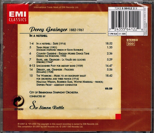 Percy Grainger, City Of Birmingham Symphony Orchestra, Simon Rattle*-1