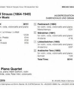Richard Strauss - Mozart Piano Quartet-1