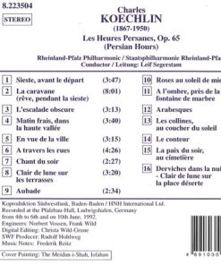 Charles Koechlin, Rheinland-Pfalz Philharmonic*, Leif Segerstam-1
