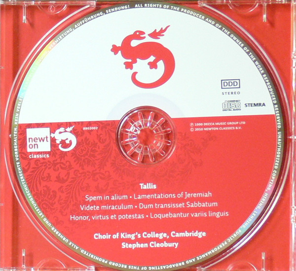 Tallis*, King's College Choir*, Stephen Cleobury-2