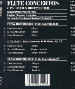 Carl Philipp Emanuel Bach / Franz Anton Hoffmeister, Ingrid Dingfelder, English Chamber Orchestra, Sir Charles Mackerras, Lawrence Leonard-2