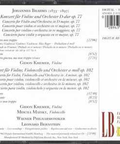 Johannes Brahms, Gidon Kremer, Mischa Maisky, Leonard Bernstein, Vienna Philharmonic Orchestra*-1