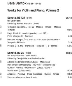 Bartók* / James Ehnes, Andrew Armstrong-3