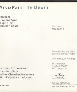 Arvo Pärt, Estonian Philharmonic Chamber Choir, Tallinn Chamber Orchestra, Tõnu Kaljuste-1