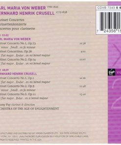Antony Pay, Orchestra Of The Age Of Enlightenment, Weber*, Crusell*-1