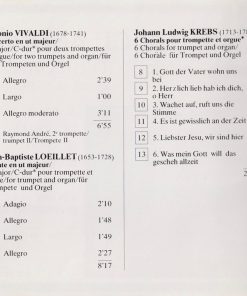 Maurice André, Hedwig Bilgram, A. Vivaldi*, J.B. Loeillet*, J.L. Krebs*, G.P. Telemann*, R. Valentino*, J. Bodin de Boismortier*-3