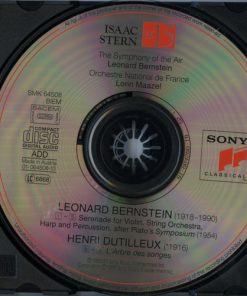 Bernstein* / Dutilleux*, Isaac Stern, Leonard Bernstein, Lorin Maazel-3