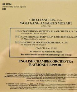 Mozart* - Cho-Liang Lin, English Chamber Orchestra, Raymond Leppard-1