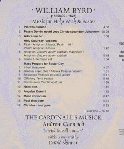 William Byrd - The Cardinall's Musick / Andrew Carwood / David Skinner (4)-1