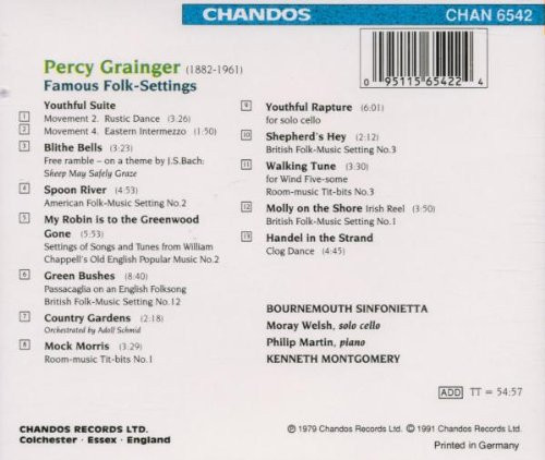 Percy Grainger, Bournemouth Sinfonietta, Kenneth Montgomery-1