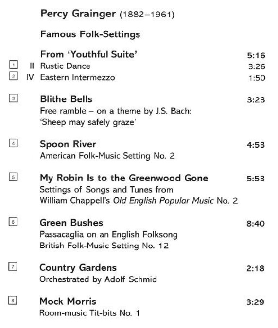 Percy Grainger, Bournemouth Sinfonietta, Kenneth Montgomery-2
